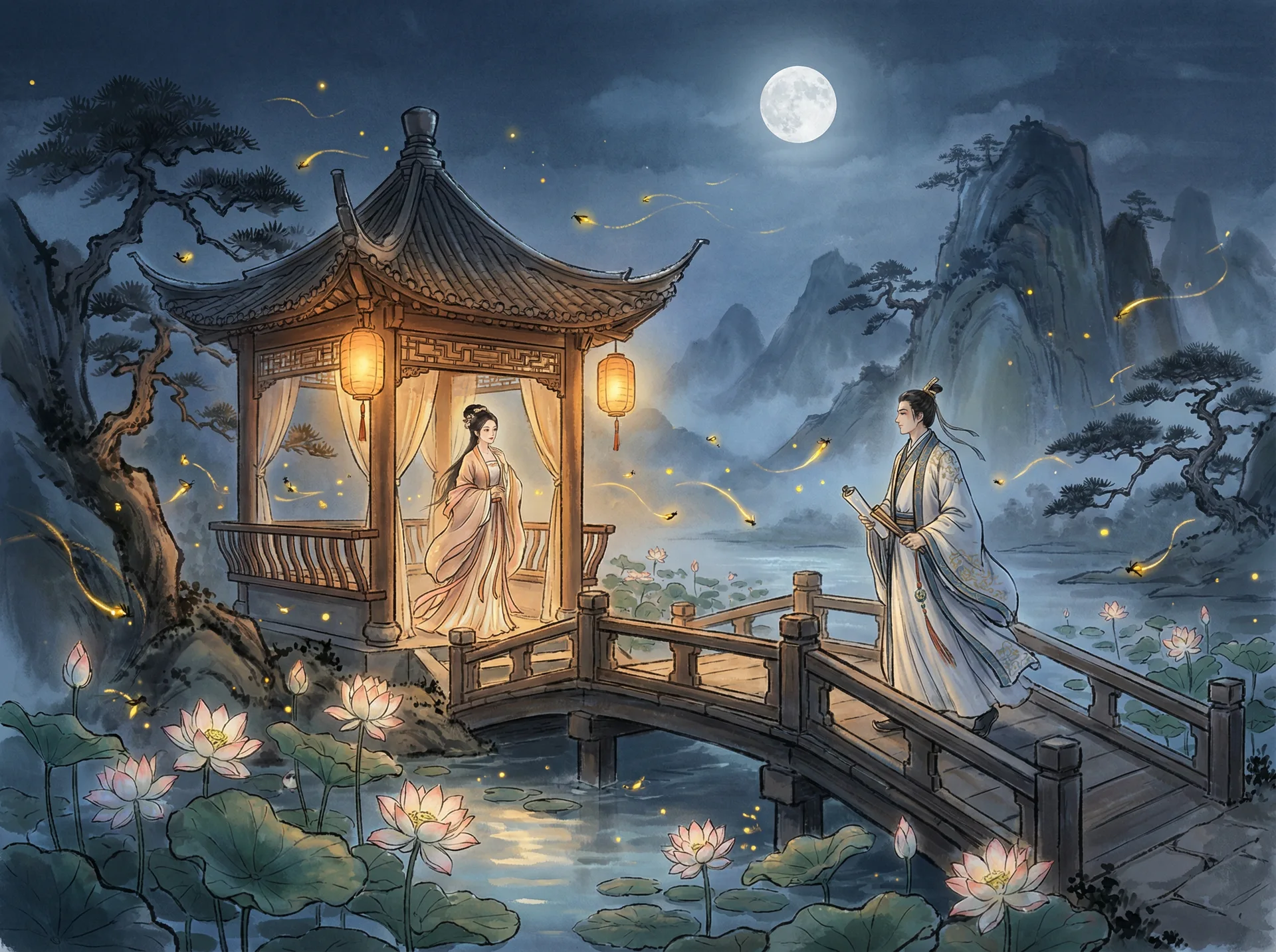 探花七天探花 - 月下亭台