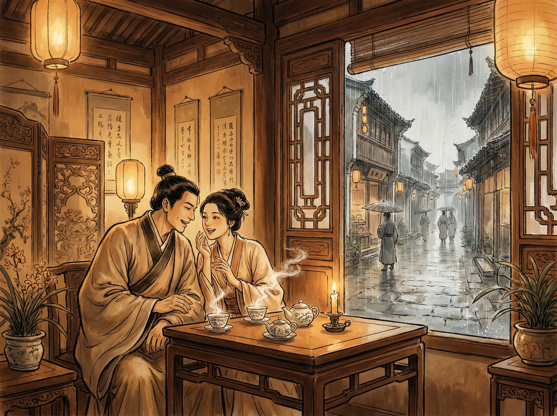 探花七天探花 - 雨巷茶叙