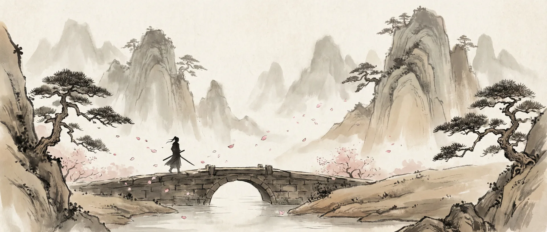 探花郎 - 探花七天探花 水墨江湖背景